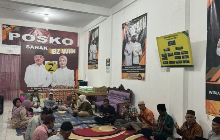 Kegiatan Doa & Baca Surat Yasin di Posko Kemenangan BZ- WIN Terus Dilakukan Sampai Hari Pelantikan BZ- Win