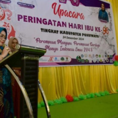 Ketua TP PKK Pohuwato, Selvi Mbuinga Monoarfa, Menjadi Pembaca Sejarah Hari Ibu