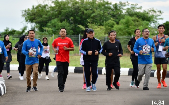 Bupati Pohuwato Hadiri Kegiatan Fun Run Memeriahkan HUT  ke-23 Kecamatan Randangan
