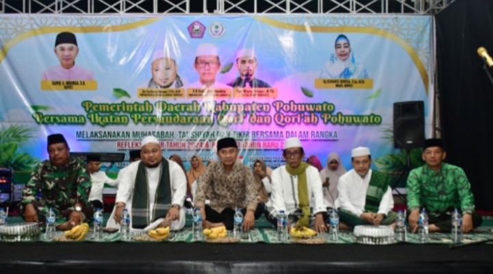 Sambut Tahun Baru 2025, Pemkab Pohuwato Gelar Zikir Akbar Di Popayato