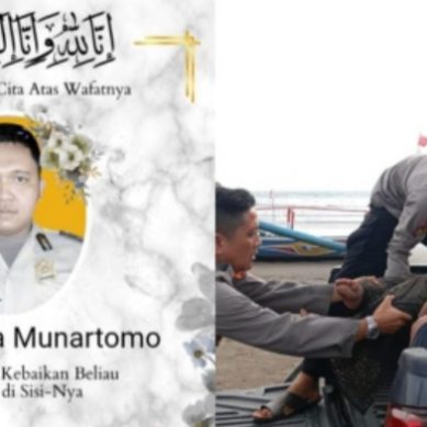 Anggota Polsek Pagerageung Rela Berkorban Selamatkan Wisatawan di Pantai Pangandaran