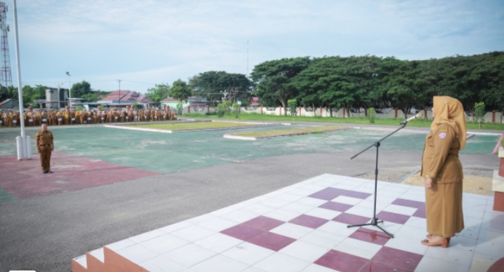 Wabup Pohuwato Pimpin Apel Kerja Perdana 2025