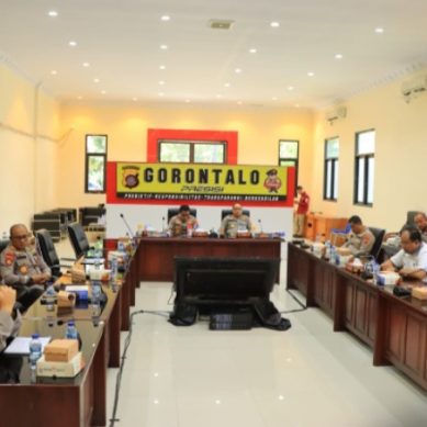Kapolda Gorontalo Hadiri Grand Entry Meeting Dengan BPKRI Melalui Zoom