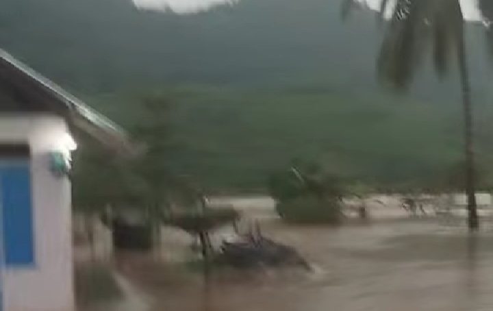 Luapan Sungai Randangan, 20 Rumah Di Dusun Bina Karya Desa Tirto Asri Tergenang Air