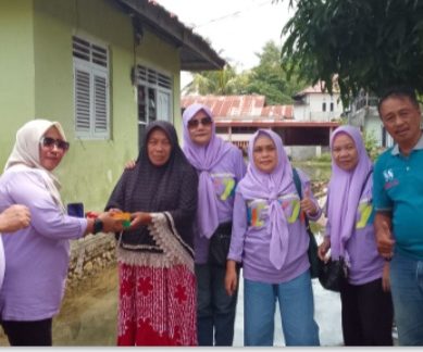 Aksi Peduli Yayasan Smansa 88, Sisir Warga Terdampak Di Lekobalo