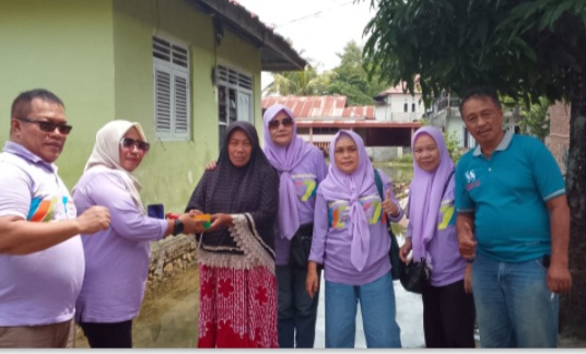 Aksi Peduli Yayasan Smansa 88, Sisir Warga Terdampak Di Lekobalo