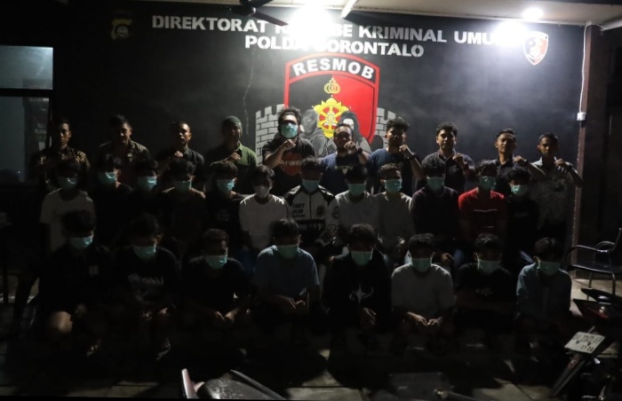 Polda Gorontalo Amankan 20 Terduga Pelaku Pencabulan Anak Di Bawah Umur