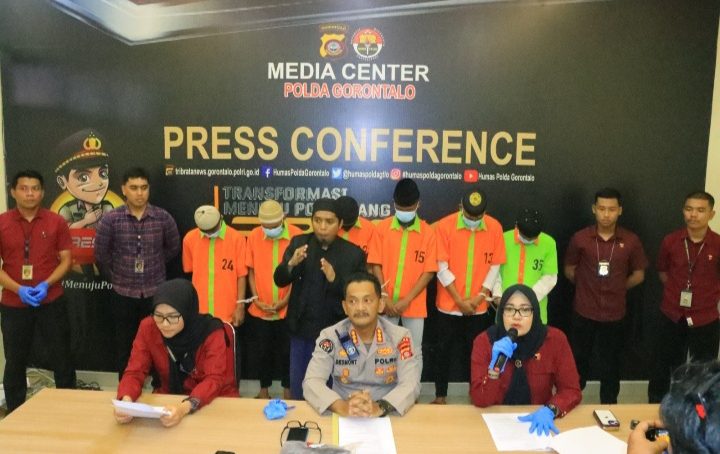 Dit Reskrimum Polda Gorontalo Tetapkan 6 Orang Sebagai Tersangka Kasus Cabul