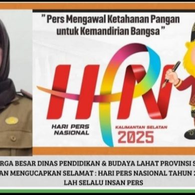Keluarga Dinas Pendidikan & Budaya Kab. Lahat Propinsi Sumatera Selatan: Mengucapkan Selamat Hari Pers Nasional Tahun 2025