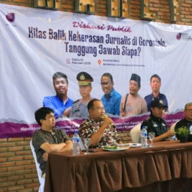 Bahas Kekerasan Terhadap Jurnalis, Dirreskrimum Polda Gorontalo Hadiri Diskusi Publik AJI