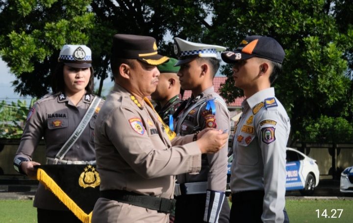 Operasi Keselamatan Otanaha 2025, Polda Gorontalo Gelar Apel Gelar Pasukan