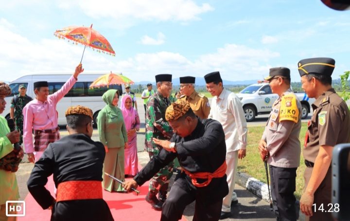Kapolda Gorontalo Hadiri Penyambutan Pangdam