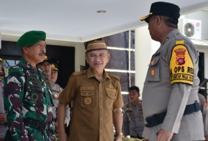 Kapolres Pohuwato Pimpin Apel Pasukan  Operasi Keselamatan Otanaha 2025