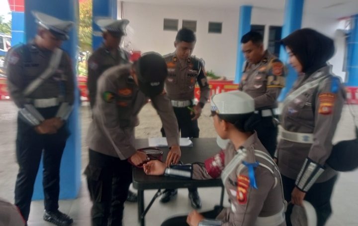 Bid Dokkes Polda Gorontalo Pastikan Kesehatan Personel Operasi Keselamatan Otanaha 2025