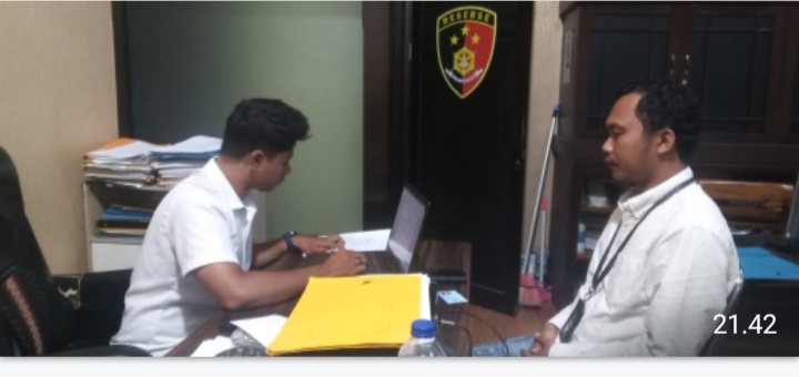 Jurnalis Gorut Adukan Kades Ibarat Ke Polda Gorontalo