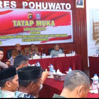 Bupati Saipul Mbuinga Hadiri Tatap Muka Bersama Kapolda Gorontalo