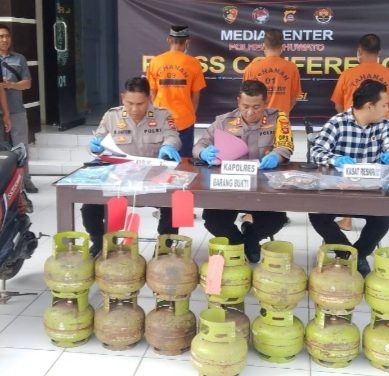 Polres Pohuwato Ungkap Pencurian Tabung Gas 3 KG