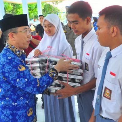 Progam Makan Bergizi Gratis (MBG) di Bumi Seganti Setungguan Telah Dimulai