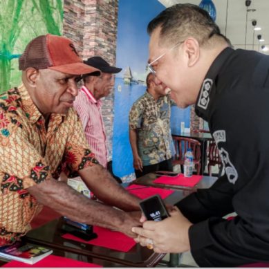 Temui Tokoh di Jayapura, Ada Pesan Penting dari Kasatgas Humas Ops Damai Cartenz 2025