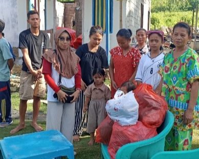 PGP Bantu Padamkan Kebakaran Dua Rumah Di Desa Hulawa