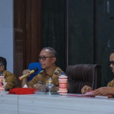 Wabup Iwan Adam Pimpin Raker Perdana Dengan Seluruh Pimpinan OPD
