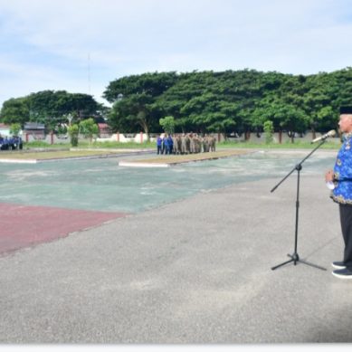 Perdana,  Wabup Pohuwato Bertindak Sebagai Pembina Apel Korpri
