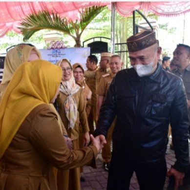 Bupati Pohuwato Saipul Mbuinga Di Sambut  Aparatur Pemerintah Daerah