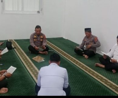 Bulan Suci Ramadhan, Personil Polres Pohuwato Rutin Tadarus Al-Qur’an