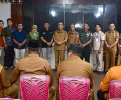 Bupati Saipul Mbuinga Buka Rapat Teknis Penetapan Sistem Komando Darurat Bencana Non-Alam KLB Malaria