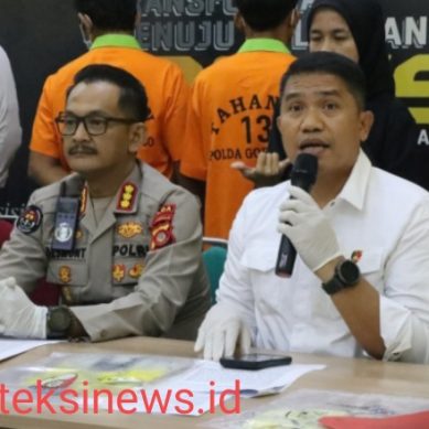 POLDA GORONTALO GELAR PRESS RELEASE PENJUALAN MINYAK GORENG OPLSAN SUBSIDI