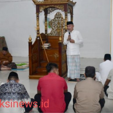 Shalat Tarawih, Bupati Di Popayato Induk, Wabup Di Poptim