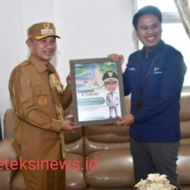 Bupati Saipul Mbuinga Terima Kunjungan Manager PLN ULP Marisa
