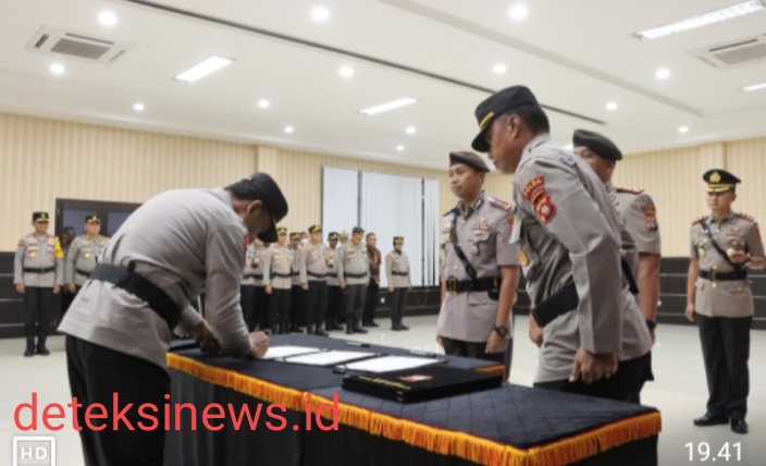 Hari Ini, Empat Belas Pejabat Utama di Polda Gorontalo Resmi Berganti 