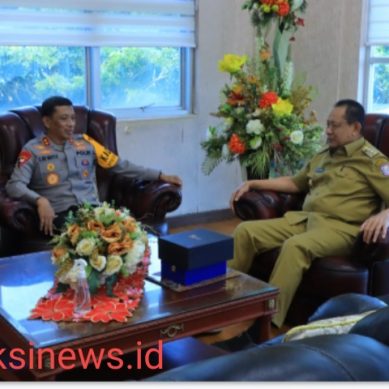 Kapolda Gorontalo Jalin Silaturahmi Dengan Gubernur, Perkuat Sinergi Kamtibmas