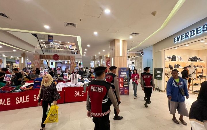 Melalui Operasi Ketupat 2025, Polda Gorontalo Mantapkan Pengamanan Tempat Perbelanjaan
