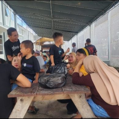 Hari Kedua Lebaran, Lapas  Pohuwato Dipadati Keluarga Warga Binaan Yang Berkunjung 