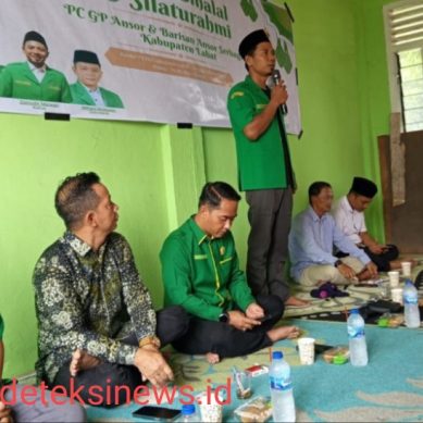 Momen Idul Fitri I Syawal 1446H PC GP Ansor & Barisan Ansor Serbaguna Kabupaten Lahat, Gelar Halal Bihalal Sekaligus Silaturahmi