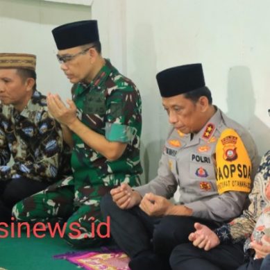 Kapolda Gorontalo Hadiri Perayaan Ketupat dan Halal Bihalal di Masjid Al-Magfirah Reksonegoro