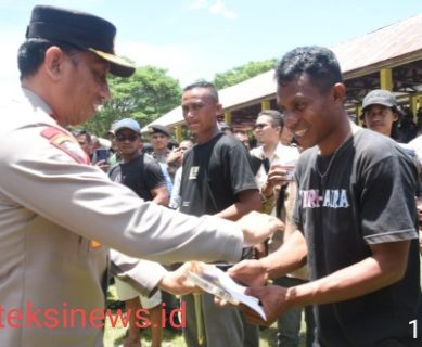 Dukung UMKM dan Sektor Peternakan, Kapolda Gorontalo Hadiri Kontes Ternak Di Area Pacuan Kuda
