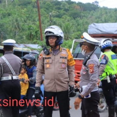 Polda Gorontalo Catat Penurunan Laka Lantas dan Pelanggaran Lalu Lintas