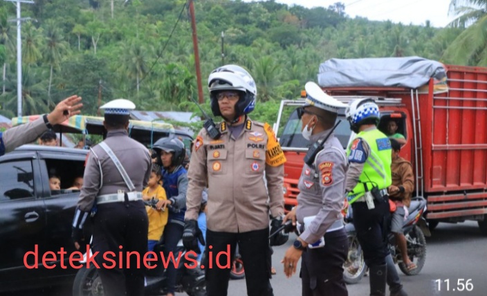 Polda Gorontalo Catat Penurunan Laka Lantas dan Pelanggaran Lalu Lintas