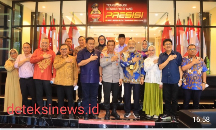Kapolda Gorontalo Sambut Hangat Anggota DPR RI Rachmad Gobel