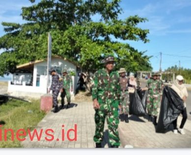 Pasca Ketupat, Kodim 1313 Pohuwato Gelar Kegiatan Jum’at Bersih