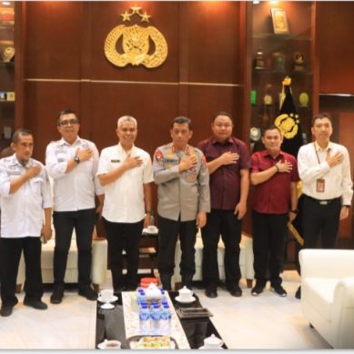 Kapolda Gorontalo Terima Audiensi dari Kanwil BPN Provinsi Gorontalo