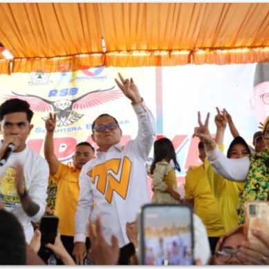 Optimis Menangkan PSU bersama Bercahaya, Thariq Bakar Semangat Rakyat Kwandang