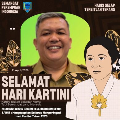 Keluarga Besar Bagian Perlengkapan Setda Lahat Mengucapkan : Selamat Hari Kartini Tahun 2025