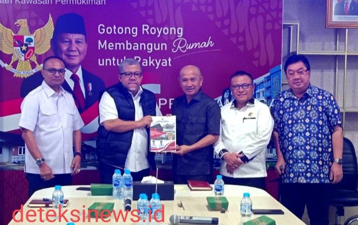 Bupati Pohuwato Temui Wamen Perumahan Dan Kawasan Pemukiman RI