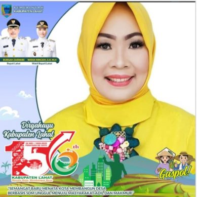 Anggota DPRD Lahat & Ketua DPD Partai Golkar Mengucapkan : Dirgahayu Kab. Lahat Provinsi Sumsel Ke- 156 Tahun 2025