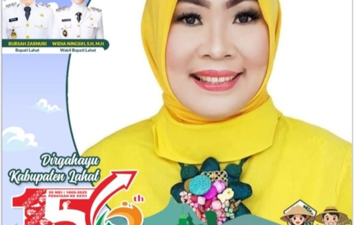 Anggota DPRD Lahat & Ketua DPD Partai Golkar Mengucapkan : Dirgahayu Kab. Lahat Provinsi Sumsel Ke- 156 Tahun 2025