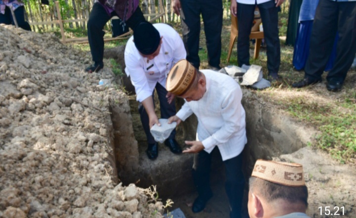 Dari Peletakan Batu Pertama Pembangunan Sekolah Yayasan Sekolah Islam Terpadu, ini Pesan Bupati Pohuwato